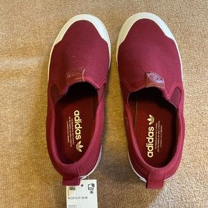 NWT Maroon Adidas Nizza Shoes